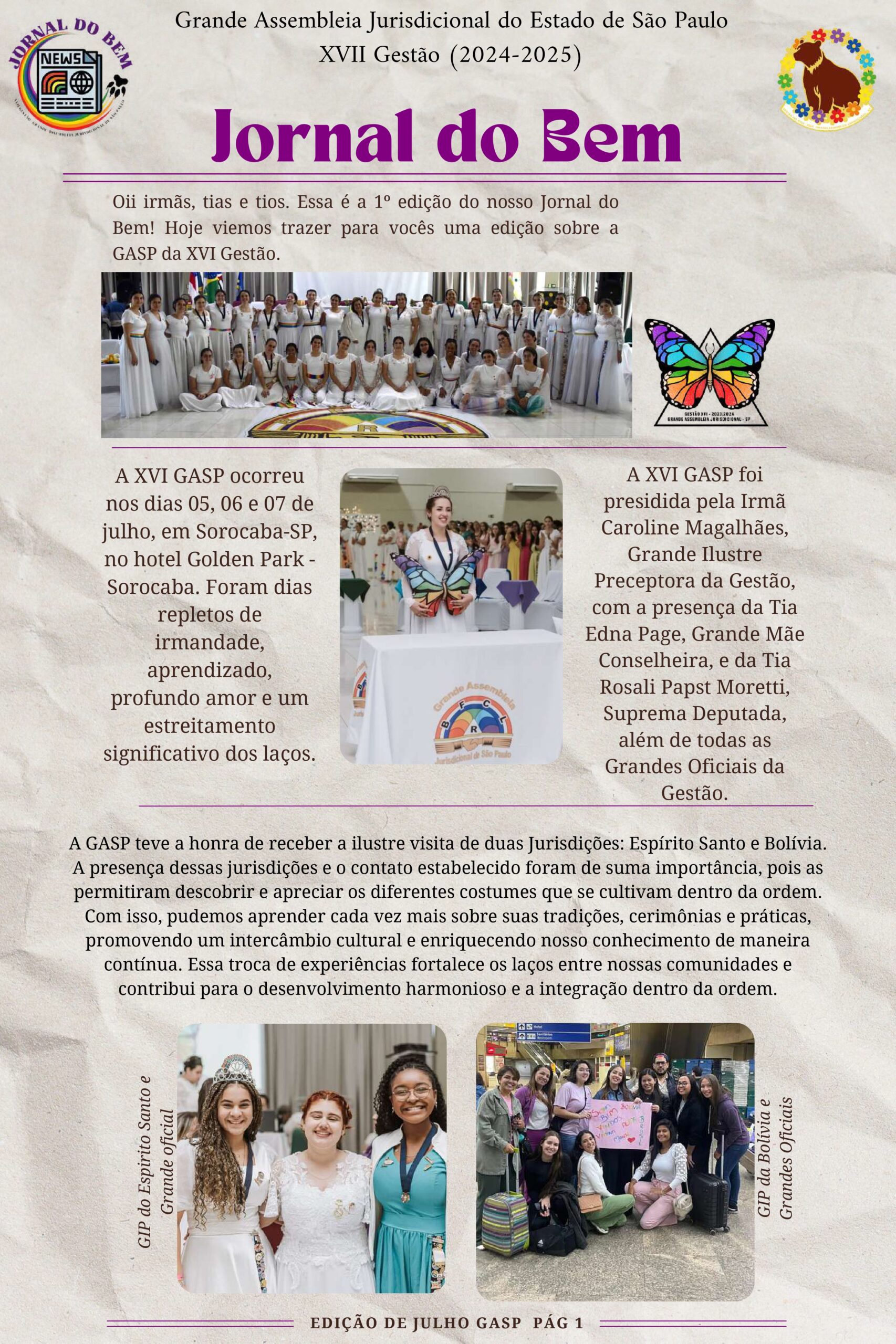 1ª Edição – Jornal do Bem