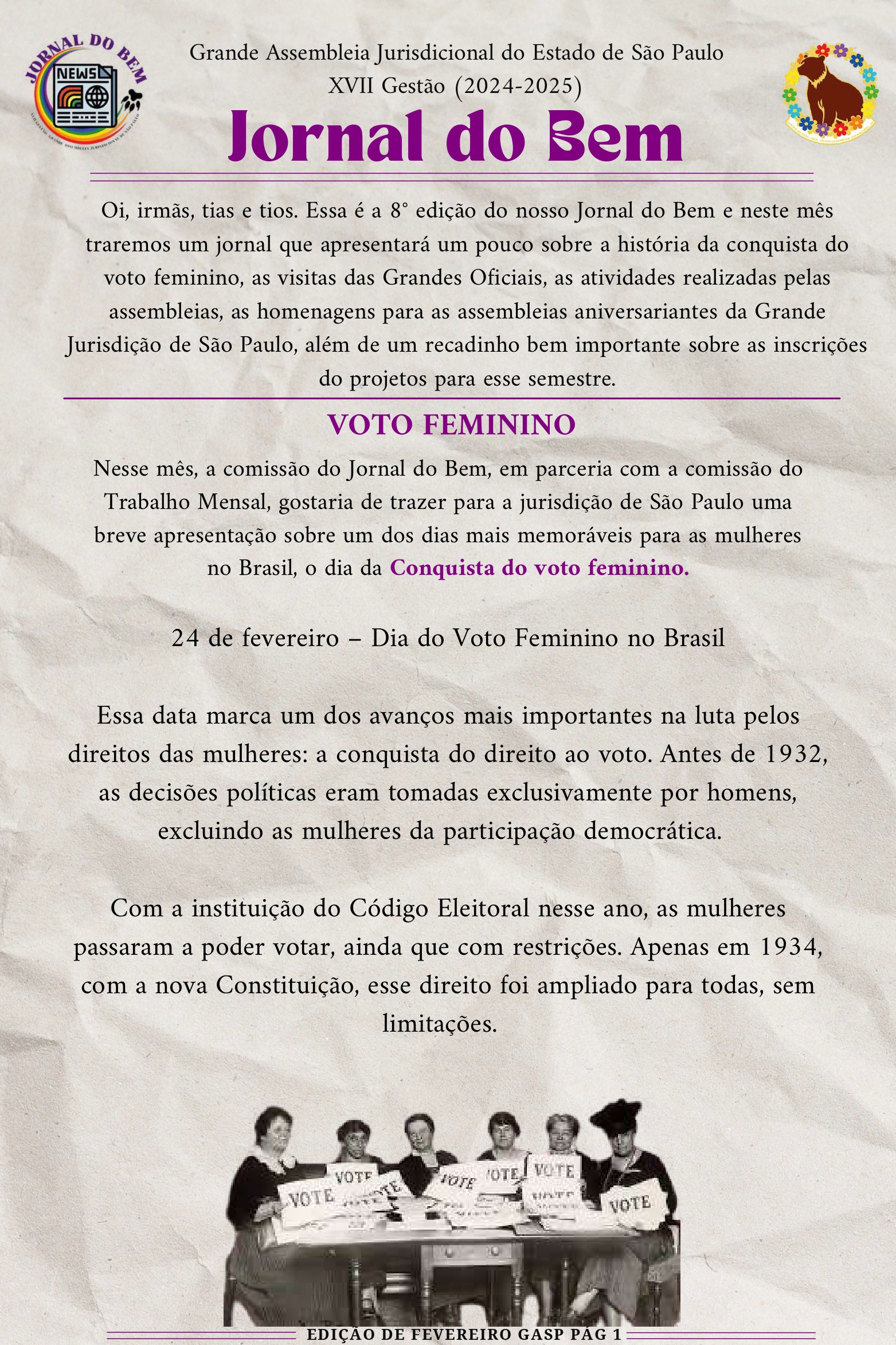 8ª Edição – Jornal do Bem